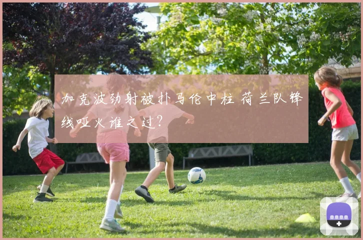 加克波劲射被扑马伦中柱 荷兰队锋线哑火谁之过?